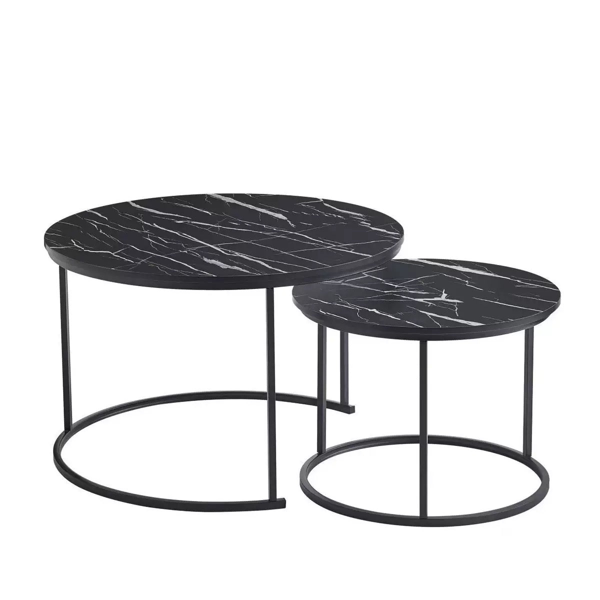 Armoire Coffee Table Set | White or Black