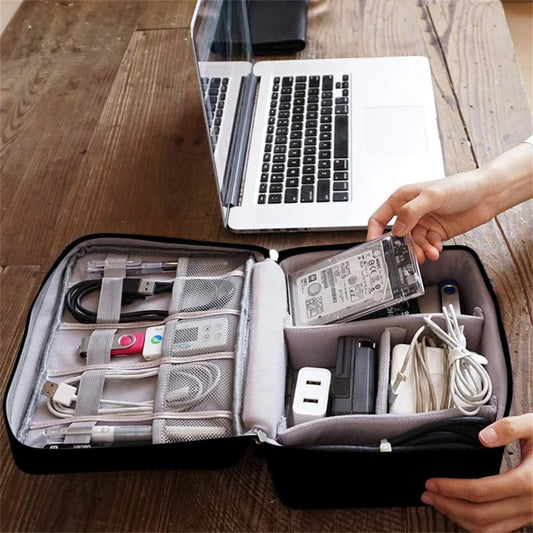 Mason Cable Organizer Bag | Black