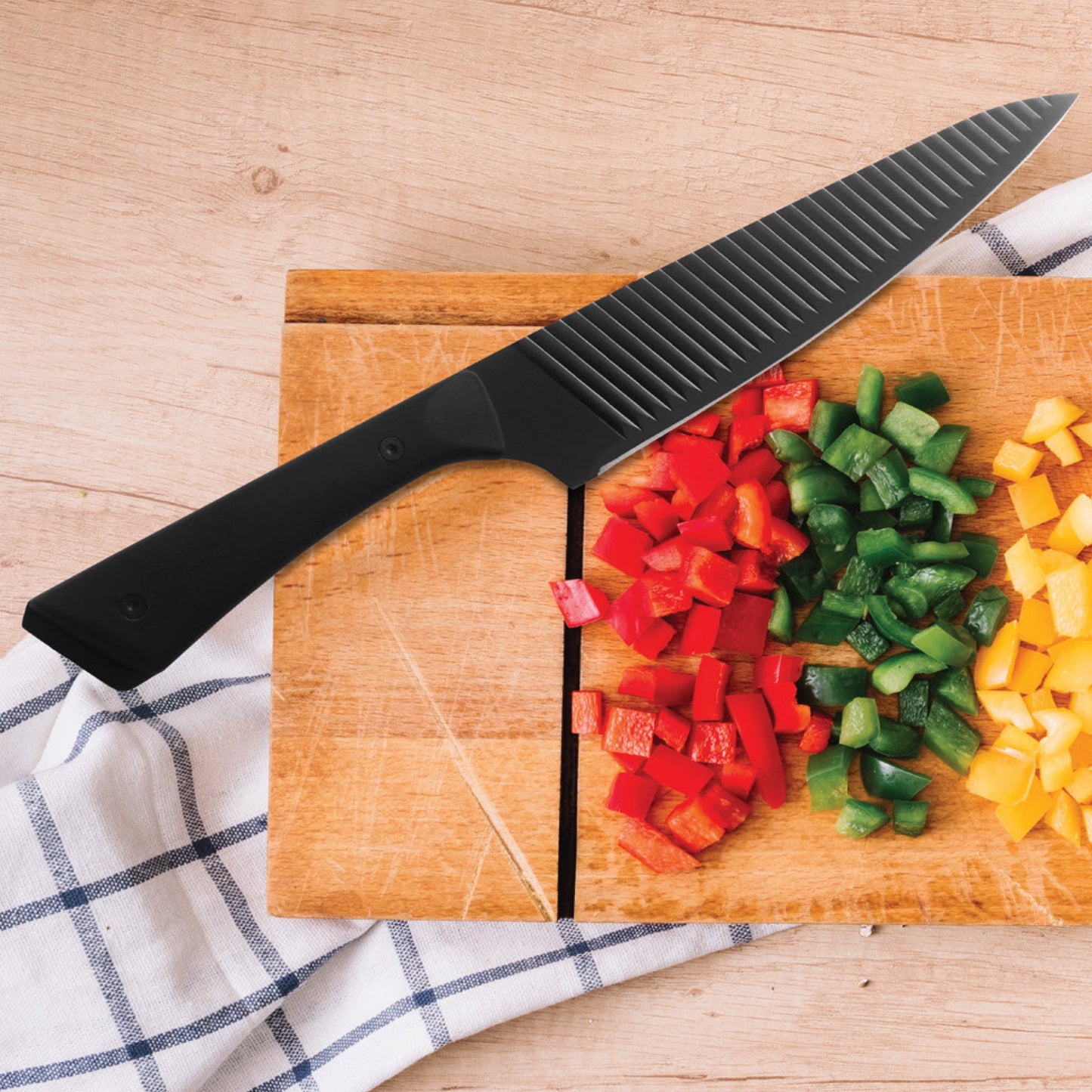 HomeMax Samurai Rippled Knife Set β 5pcs