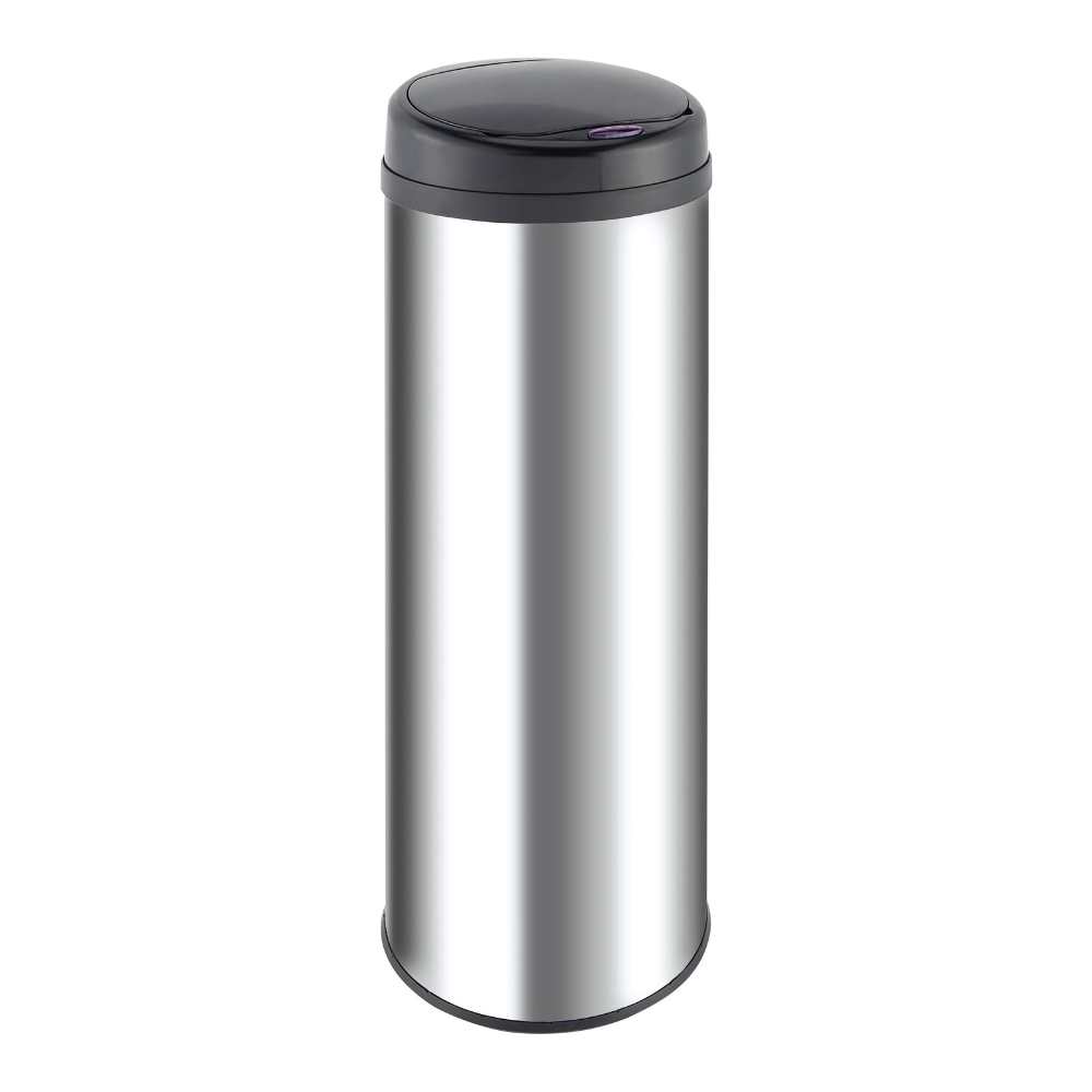 HomeMax 50L Round S/S Sensor Bin