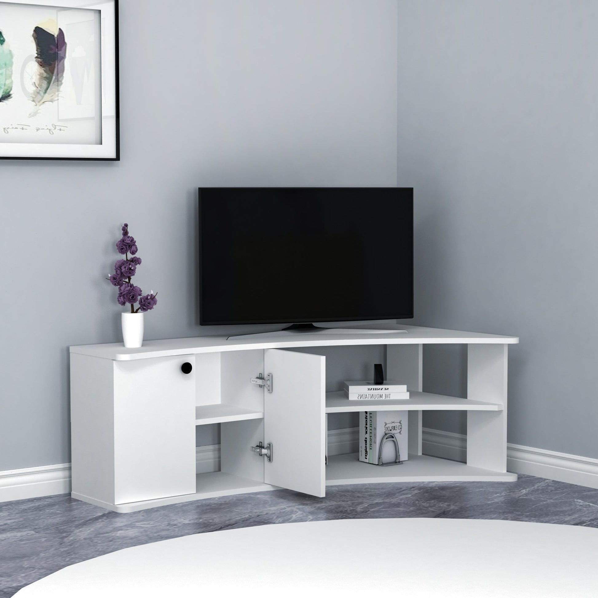 Armoire Dion TV Stand Assorted Colours - Homemark