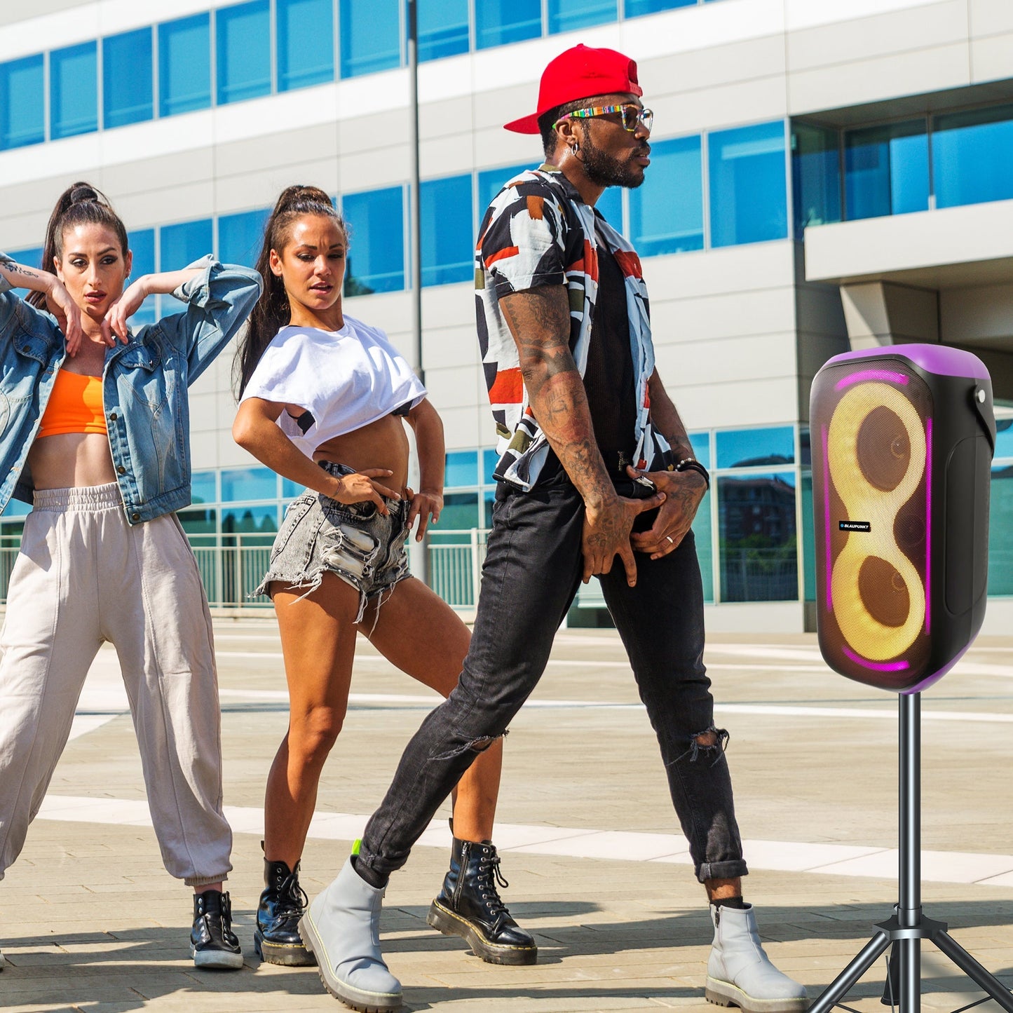 Blaupunkt Gigagroove Party Speaker Tripod