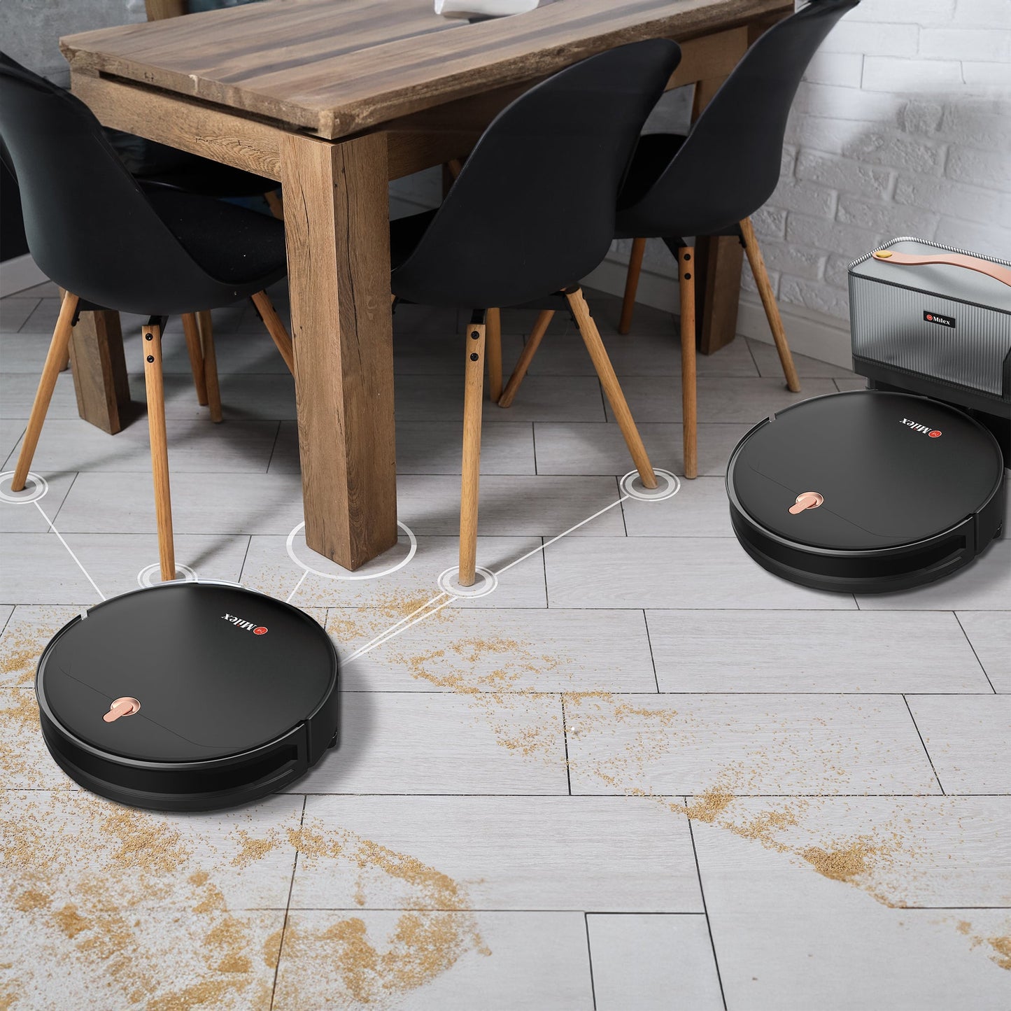 Milex Robot Vacuum Cleaner Black - Milex South Africa