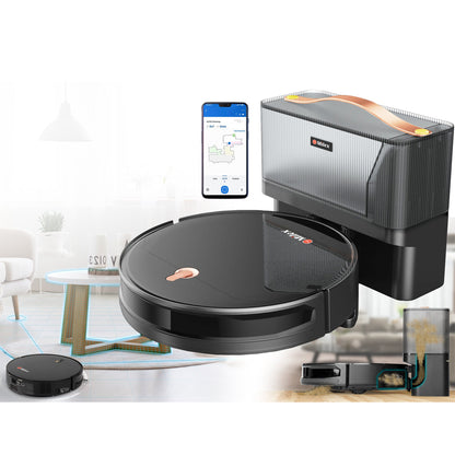 Milex Robot Vacuum Cleaner Black - Milex South Africa