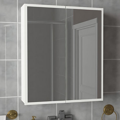 Armoire Kayla Bathroom Mirror Cabinet White