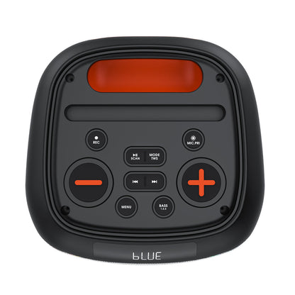 Blaupunkt Harmony 20W Party Speaker – Portable Bluetooth® Speaker with LED Lights & FM Radio