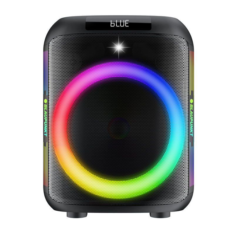 Blaupunkt Harmony 20W Party Speaker – Portable Bluetooth® Speaker with LED Lights & FM Radio