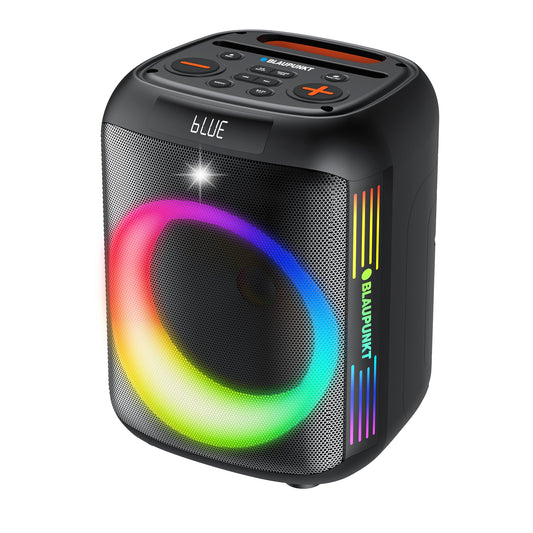 Blaupunkt Harmony 20W Party Speaker – Portable Bluetooth® Speaker with LED Lights & FM Radio