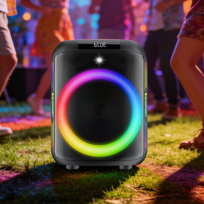 Blaupunkt Harmony 20W Party Speaker – Portable Bluetooth® Speaker with LED Lights & FM Radio