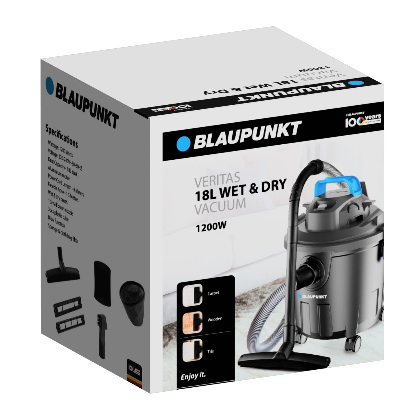 Blaupunkt Veritas 18L Wet & Dry Vacuum