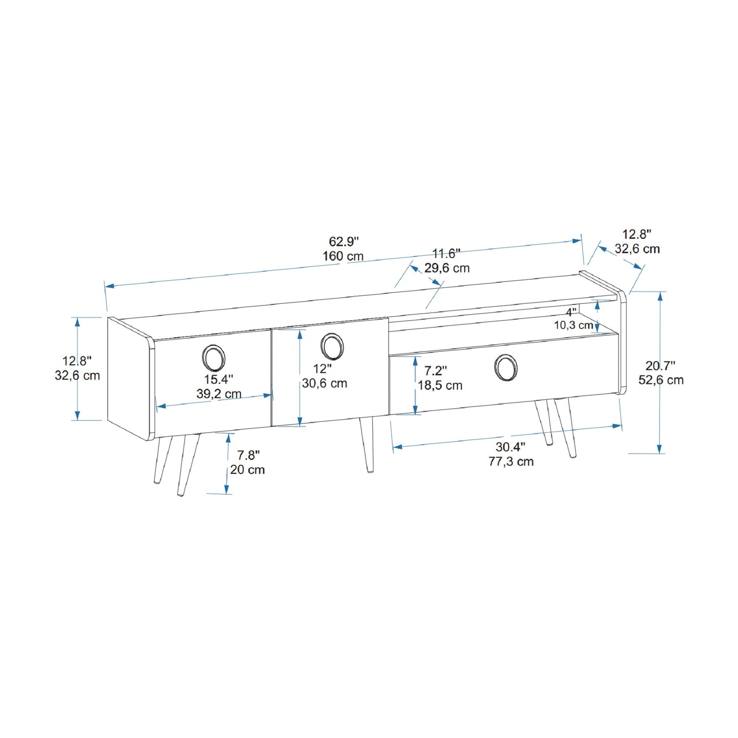 Armoire Farelle TV Stand - Homemark