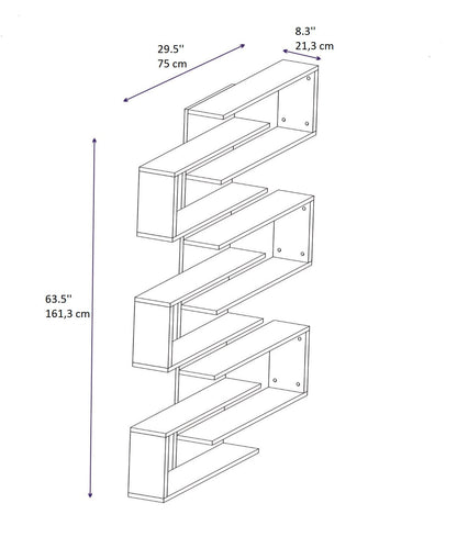 Armoire Rozalin Bookcase - Homemark