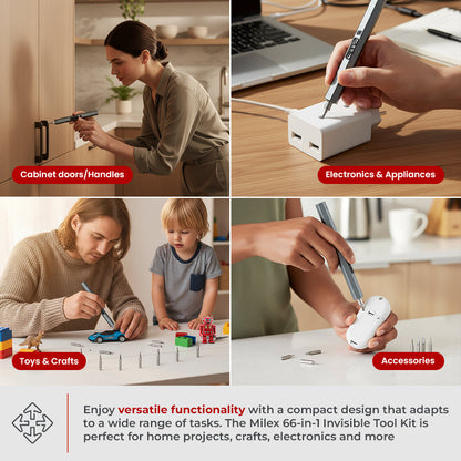 Milex 66-in-1 Invisible Tool Kit
