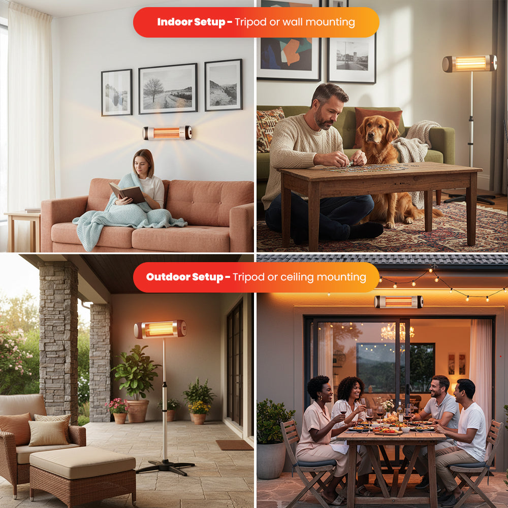 Milex Quartz Tripod Heater