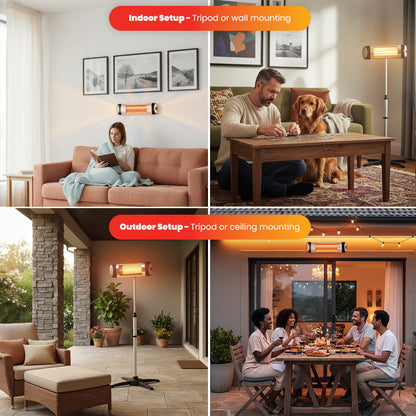 Milex Quartz Tripod Heater