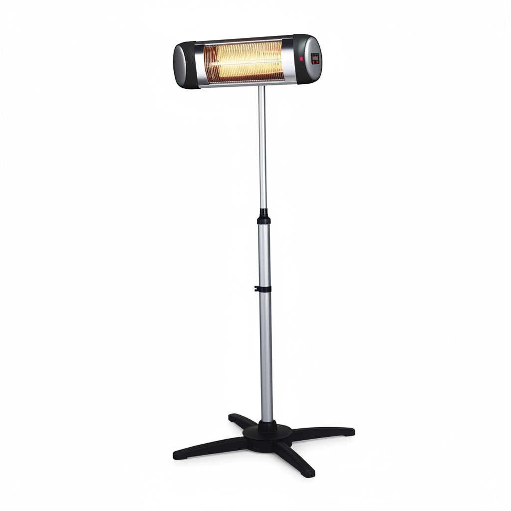 Portable patio heater on a white background