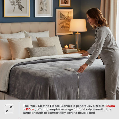 Milex Electric Fleece Blanket