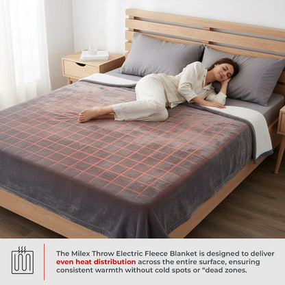 Milex Electric Fleece Blanket