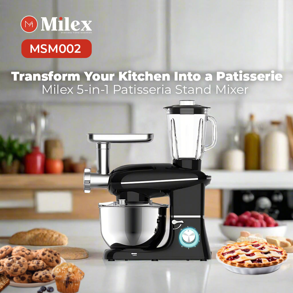 Milex 5-in-1 Patisseria Stand Mixer