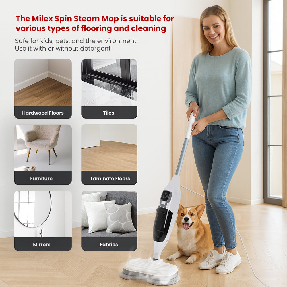 Milex Spin Steam Mop