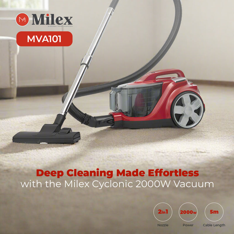 Milex Cyclonic 2000W Vacuum Cleaner