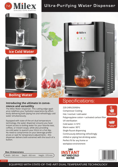 Milex Ultra-Purifying Water Dispenser | PRE-ORDER