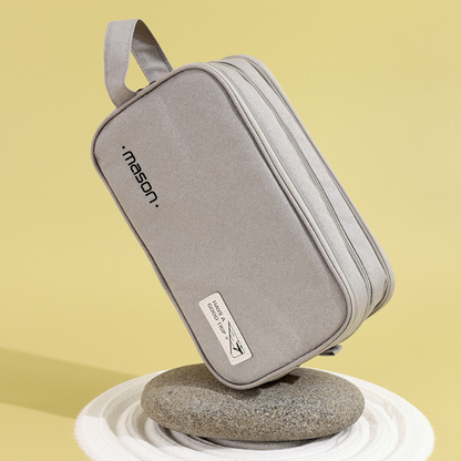 Mason Cosmetic Toiletry Bag | Grey
