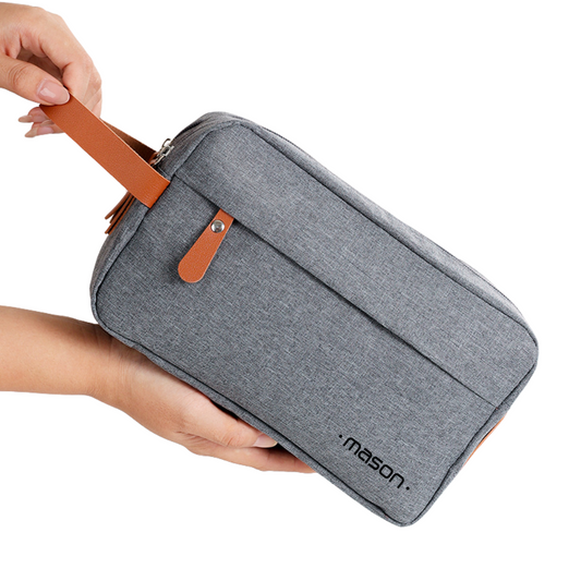 Mason Cosmetic Bag | Grey