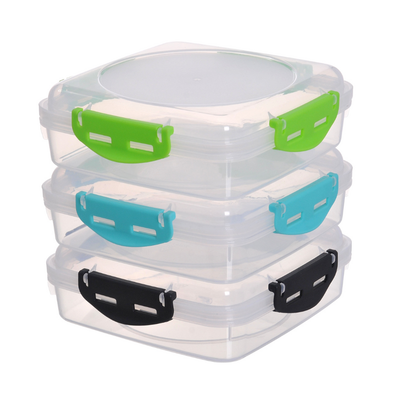Milex 3-Piece Lunchbox Set | Colours may vary