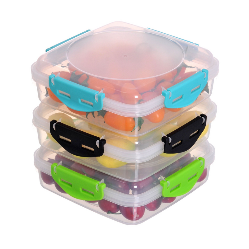 Milex 3-Piece Lunchbox Set | Colours may vary