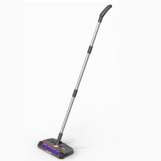 Vacuum sweeping cleaner on a white background