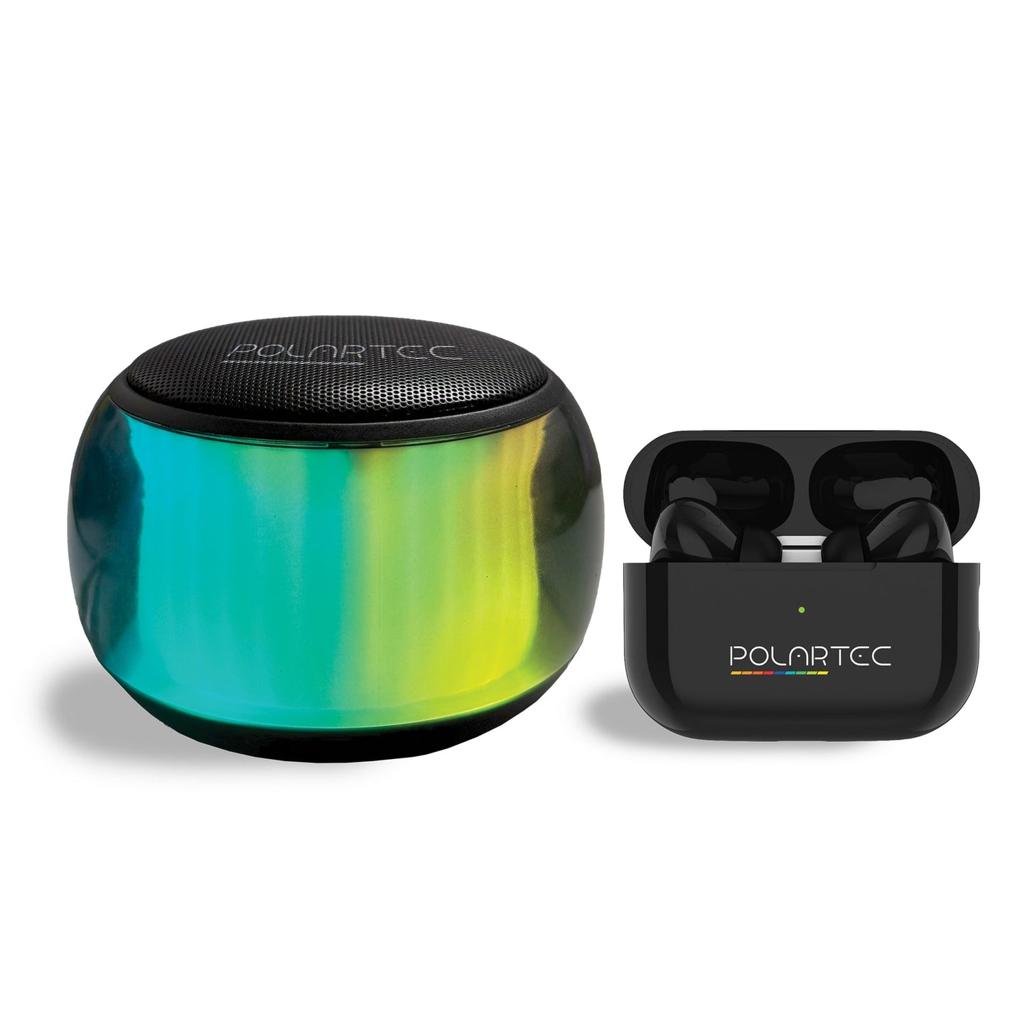 Polartec Joyeux Combo – True Wireless Earbuds & Portable Bluetooth Speaker Bundle
