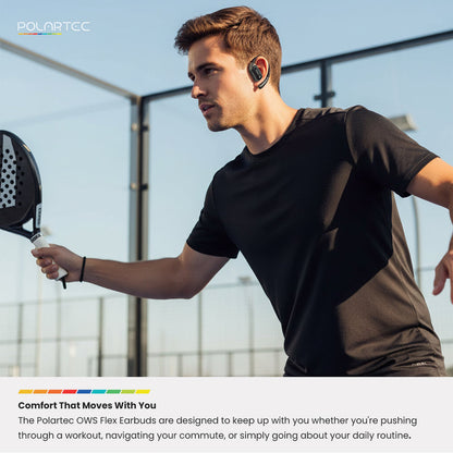 Polartec OWS Flex Earbuds – Open-Ear Wireless Bluetooth Earbuds with Bluetooth 5.4