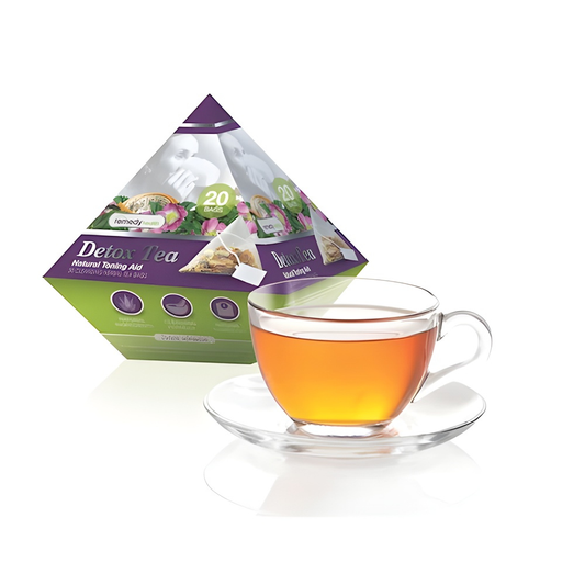Remedy Health Detox Tea – Premium Herbal Wellness Tea (20 Pyramid Tea Bags)