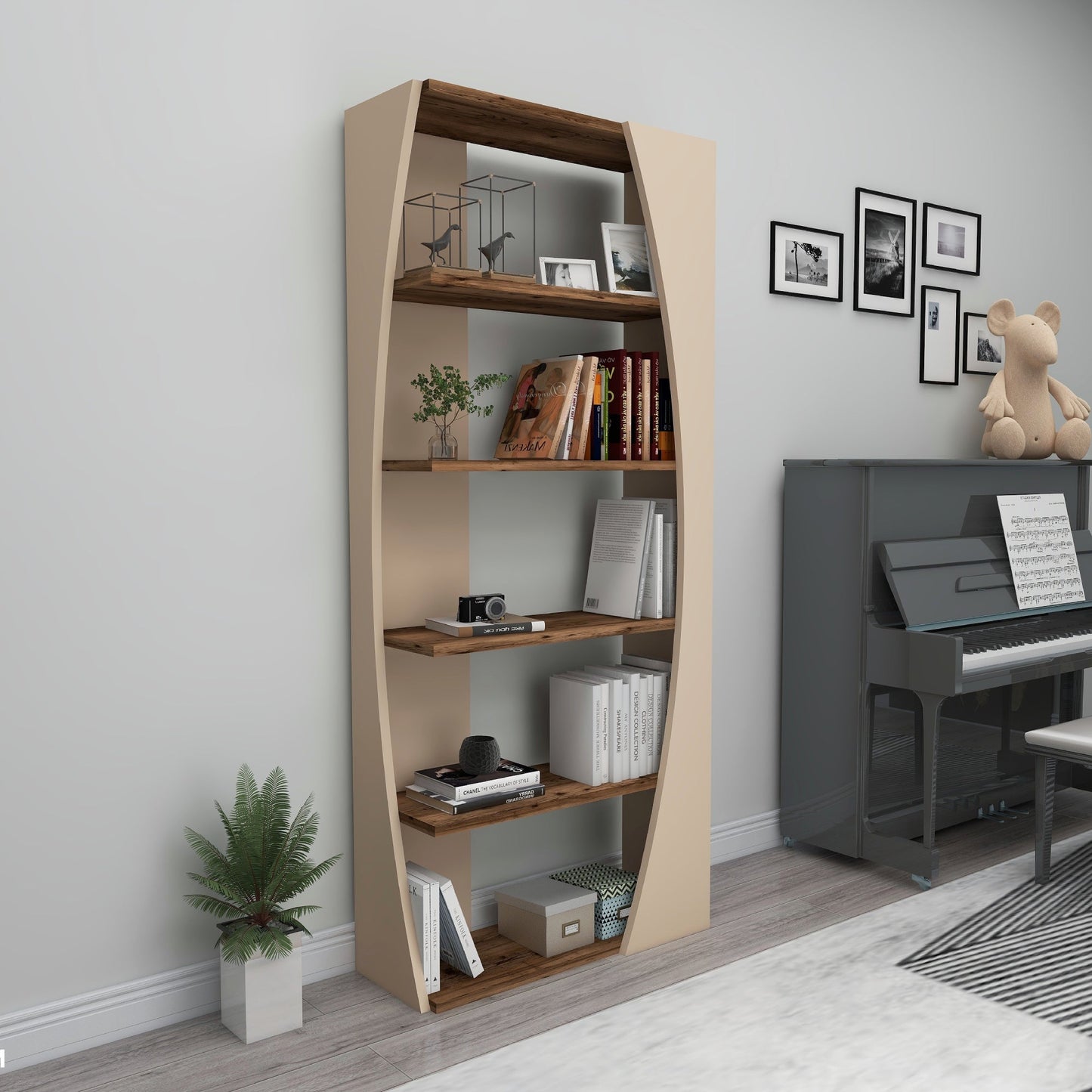 Armoire Nestor Bookcase - Homemark