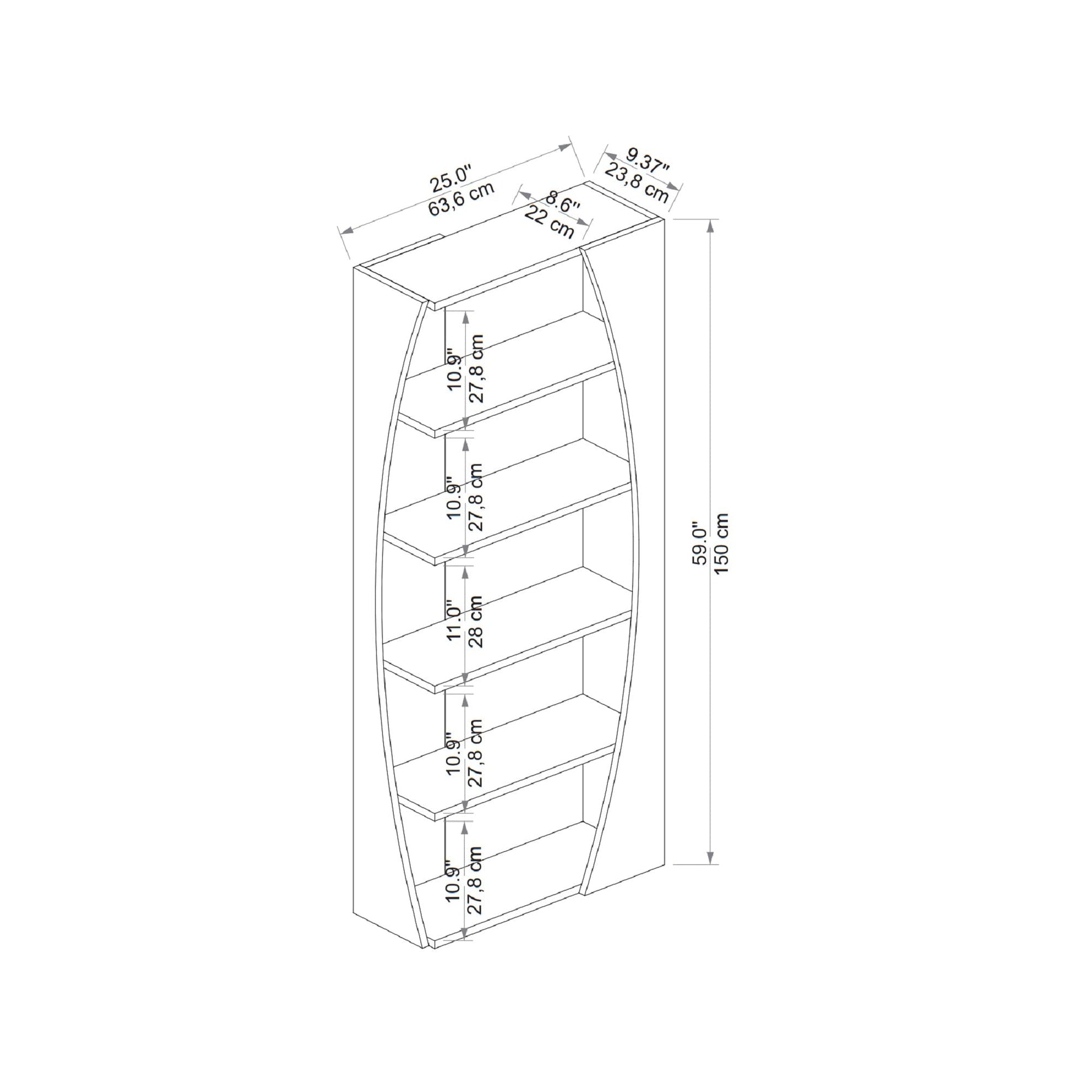 Armoire Nestor Bookcase - Homemark