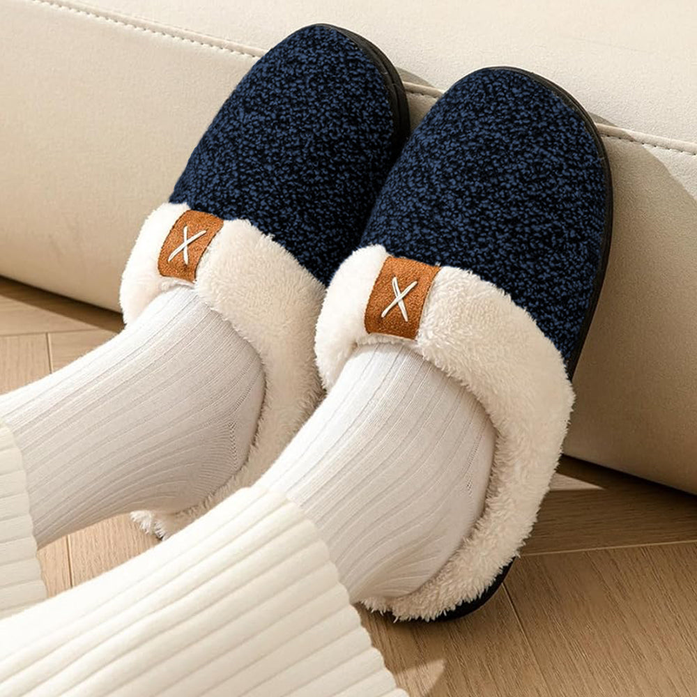 Plush Fleece Unisex Gel Slippers