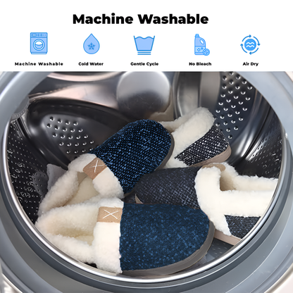 Plush Fleece Unisex Gel Slippers