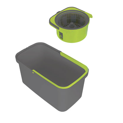Floormax Top Mop – 360° Spin Mop Cleaning System with Dual-Chamber Bucket