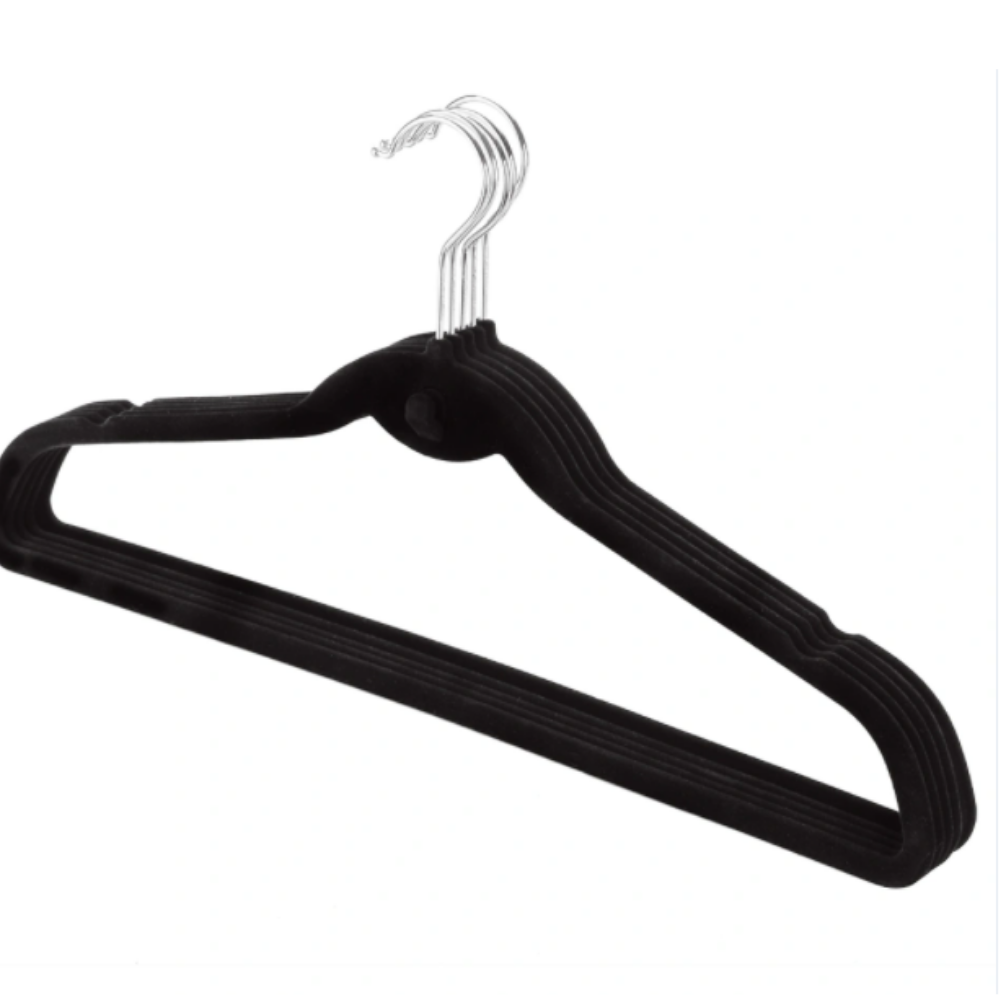 Homemax Velvet Hangers 8-Pack – Non-Slip Space-Saving Clothes Hangers