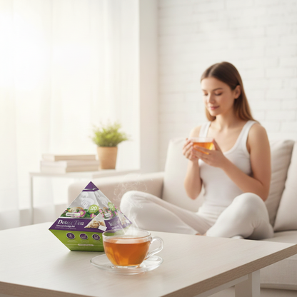 Remedy Health Detox Tea – Premium Herbal Wellness Tea (20 Pyramid Tea Bags)