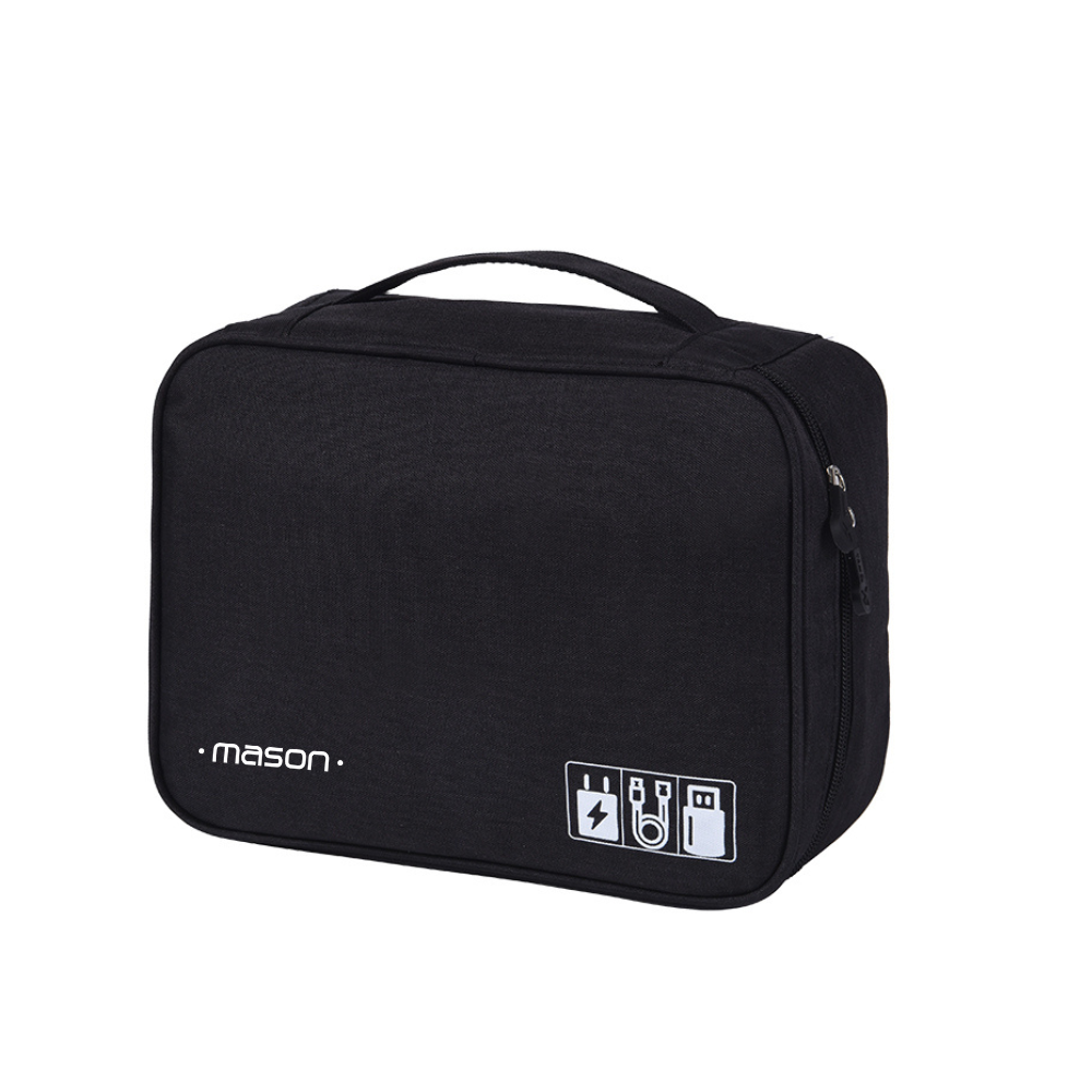 Mason Cable Organizer Bag | Black