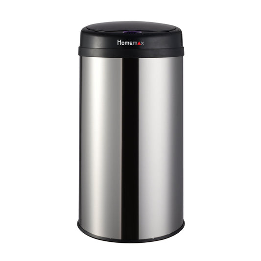 HomeMax 30L Silver Sensor Bin Round