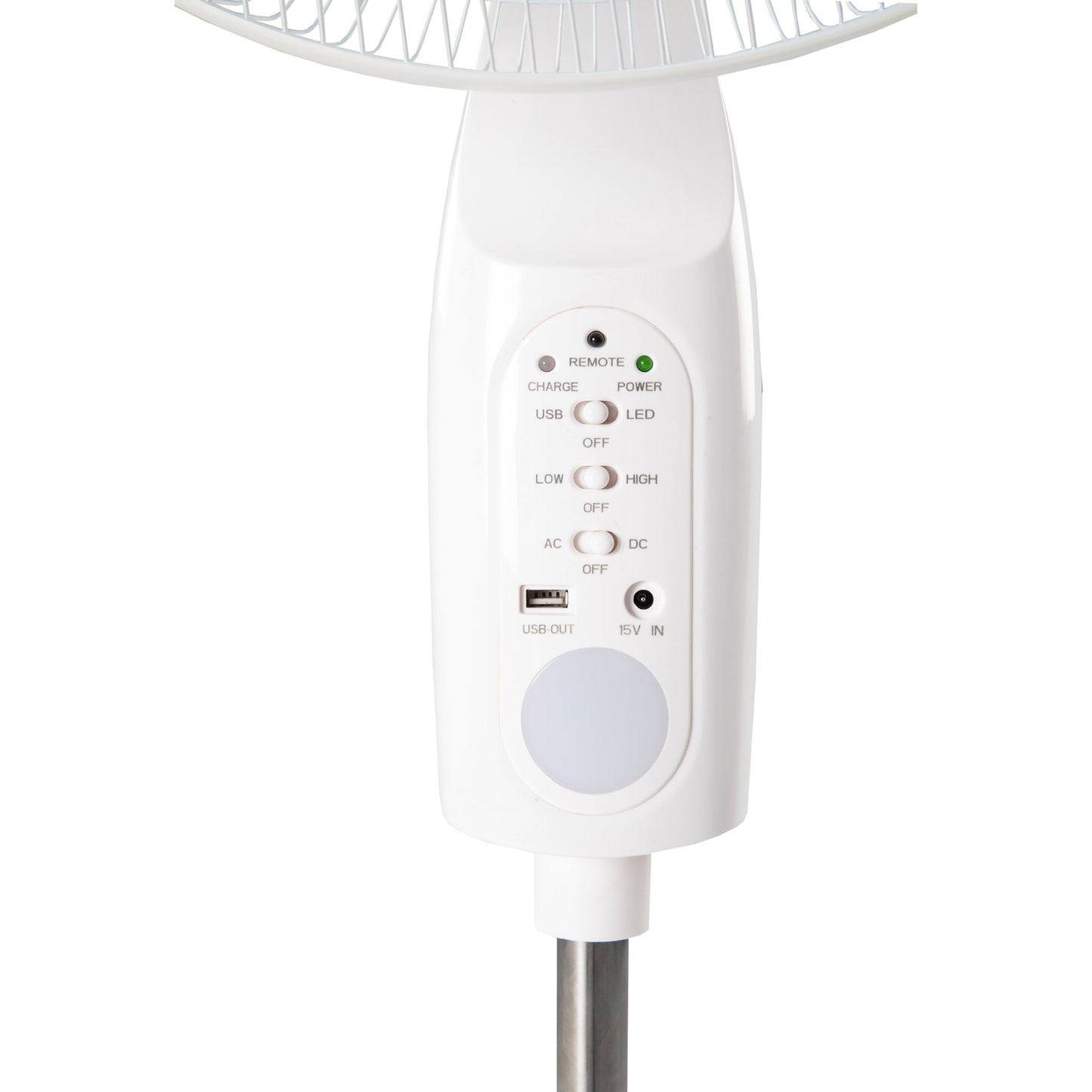 Milex Rechargeable Pedestal Fan 16"