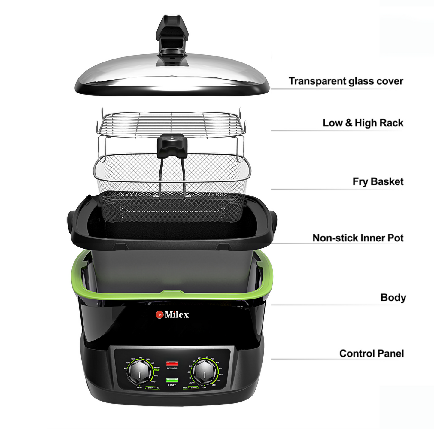 Milex Wonder Chef 18 In 1 Multi-Cooker Master