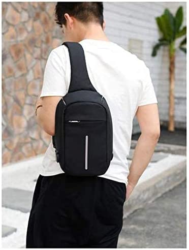 Anti Theft Mini USB Backpack -Black