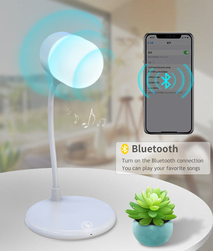 Polaroid LED Lamp, Wireless Charger & Bluetooth Speaker – 3-in-1 Desk Lamp with Qi Charging