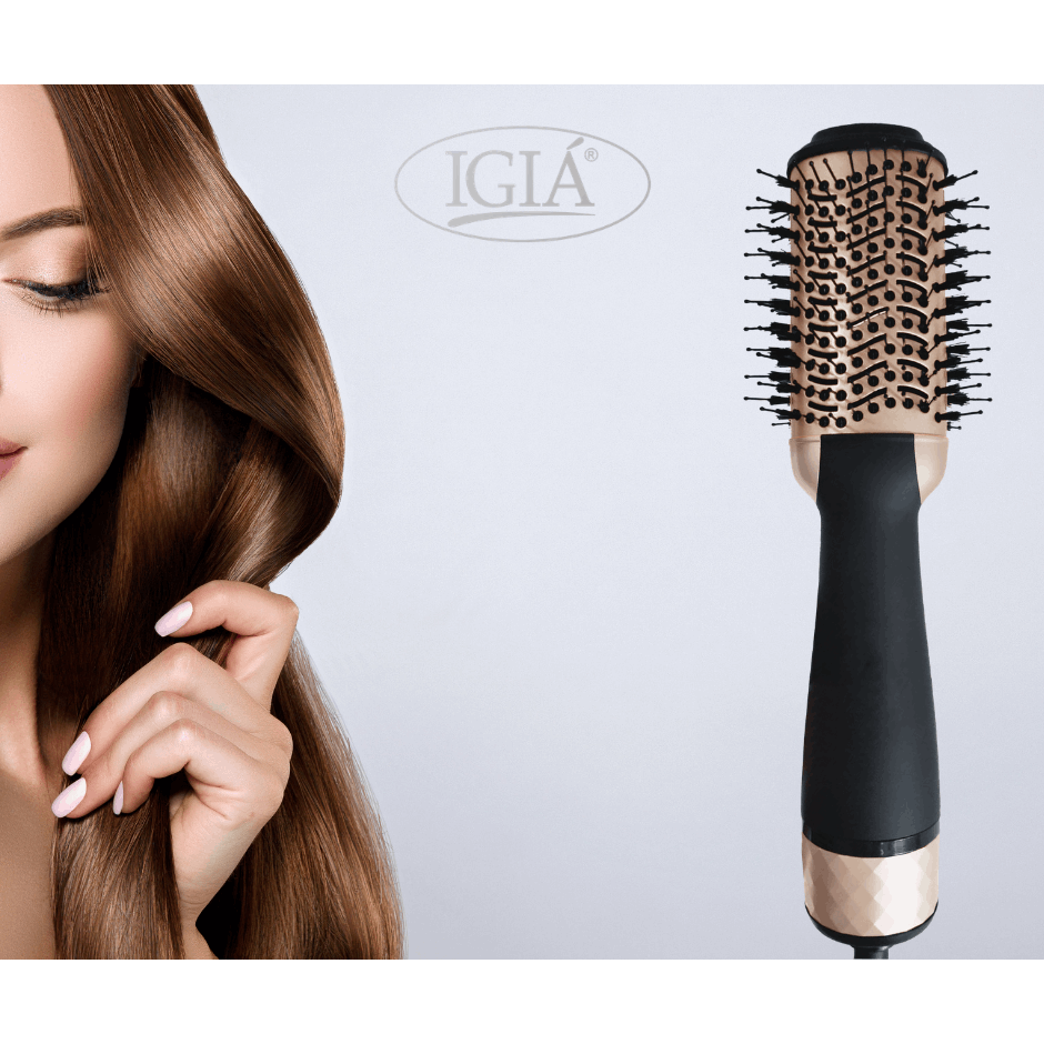 Igia 3-in-1 Hair Dryer, Volumiser & Styling Hair Brush