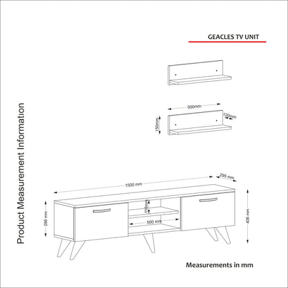 Armoire Geacles Walnut TV Unit