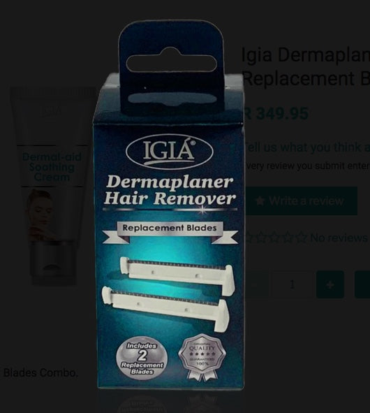 Igia Dermaplaner Hair Remover + Replacement Blades